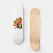 Afbeelding van hotdog-cartoon skateboard (Voorkant)