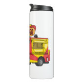 Afbeelding van hotdog-cartoon thermosbeker (Geroteerd rechts)