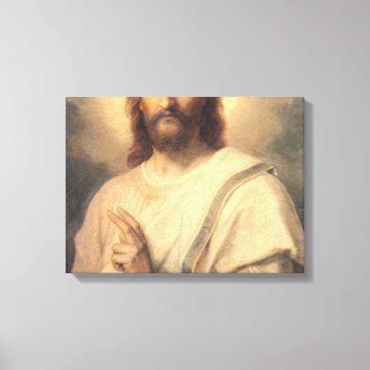 Afbeelding van Jezus Christus door Heinrich Hofman Canvas Afdruk (Voorkant)