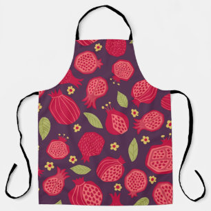 afbeelding van juicy pomegranaten met le schort