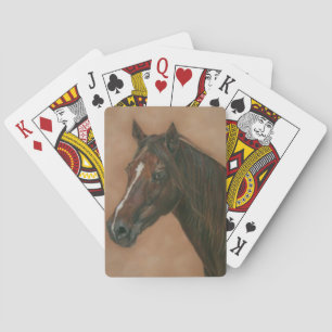 afbeelding van kastanjebruin pokerkaarten