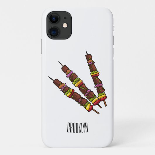 Afbeelding van Kebab of kabob-cartoon Case-Mate iPhone Case (Achterkant)