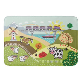 afbeelding van kinderen badmat