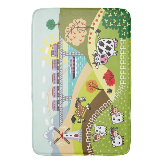 afbeelding van kinderen badmat (Voorkant Verticaal)