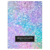 Afbeelding van kleurrijk glitter klembord (Achterkant)