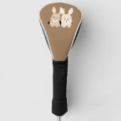 Afbeelding van konijnenhoes golfheadcover (Voorkant)