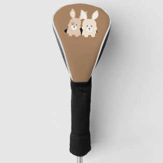 Afbeelding van konijnenhoes golfheadcover