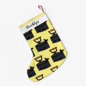 Afbeelding van koolijzerhoudende cartoon kleine kerstsok (Achterkant (Hangend))