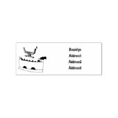 Afbeelding van koolijzerhoudende cartoon rubberstempel (Afrduk)