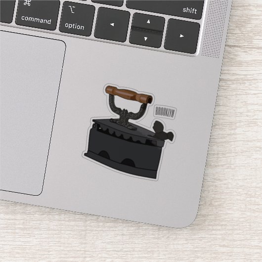 Afbeelding van koolijzerhoudende cartoon sticker (Detail)