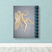 Afbeelding van kwik canvas afdruk (Insitu (Houten vloer))