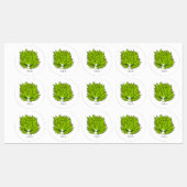 Afbeelding van lebige cartoon labels (Vel)