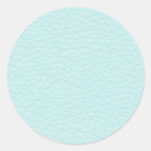 Afbeelding van lichtturkooisleder. ronde sticker