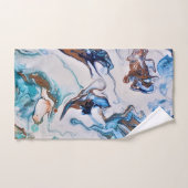 Afbeelding van marmeren handdoeken. bad handdoek (Handdoek)