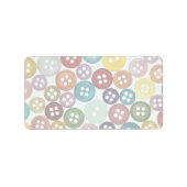 Afbeelding van Multicolored knopen Etiket (Voorkant)