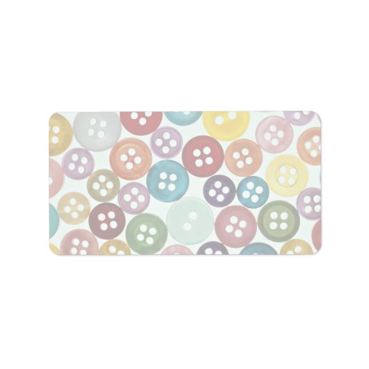 Afbeelding van Multicolored knopen Etiket (Voorkant)