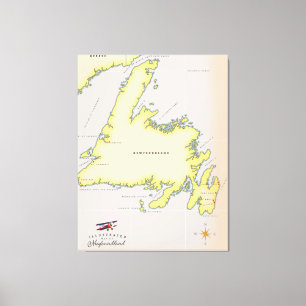 Afbeelding van Newfoundland. Canvas Afdruk