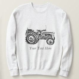 afbeelding van oude grijze massy tractor trui