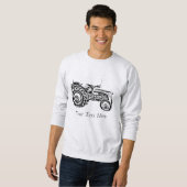 afbeelding van oude grijze massy tractor trui (Voorkant volledig)