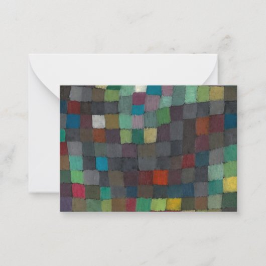 Afbeelding van Paul Klee Notitiekaartje (Voorkant)