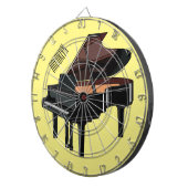 Afbeelding van Piano-cartoon Dartbord (Voorkant Rechts)