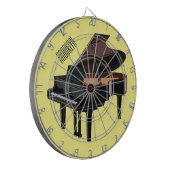 Afbeelding van Piano-cartoon Dartbord (Voorkant Links)