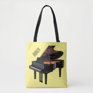 Afbeelding van Piano-cartoon Draagtas