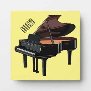 Afbeelding van Piano-cartoon Fotoplaat