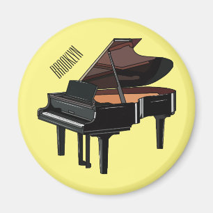 Afbeelding van Piano-cartoon Magneet