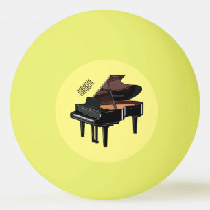 Afbeelding van Piano-cartoon Pingpongballen