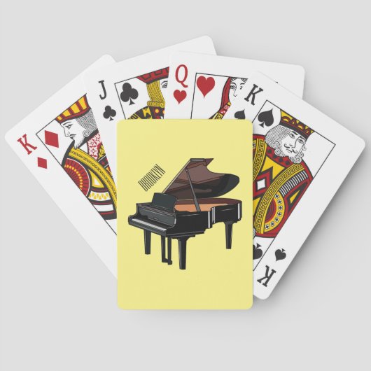 Afbeelding van Piano-cartoon Pokerkaarten (Achterkant)