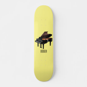 Afbeelding van Piano-cartoon Skateboard