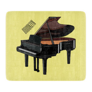 Afbeelding van Piano-cartoon Snijplank