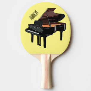 Afbeelding van Piano-cartoon Tafeltennisbatje