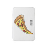 Afbeelding van Pizza cartoon Badmat (Voorkant Verticaal)