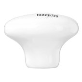 Afbeelding van Pizza cartoon Keramische Knop (Zijkant)