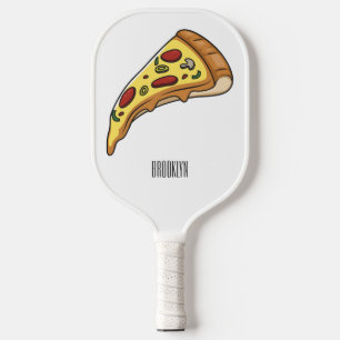 Afbeelding van Pizza cartoon Pickleball Paddle