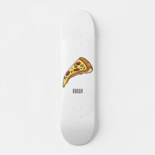 Afbeelding van Pizza cartoon Skateboard