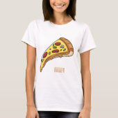 Afbeelding van Pizza cartoon T-shirt (Voorkant)