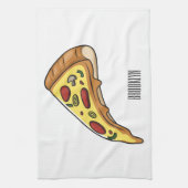 Afbeelding van Pizza cartoon Theedoek (Verticaal)