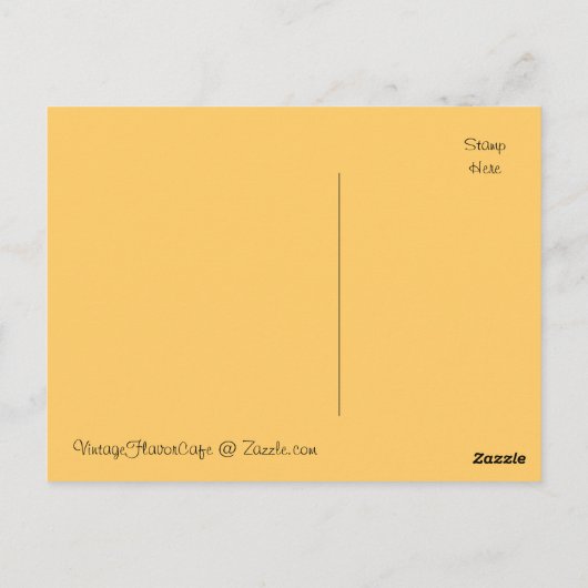 afbeelding van pompoenetiket - Briefkaart (Achterkant)