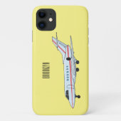 Afbeelding van privé-jet cartoon Case-Mate iPhone case (Achterkant)