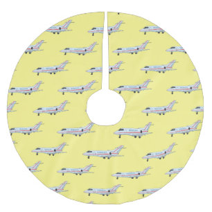 Afbeelding van privé-jet cartoon kerstboom rok