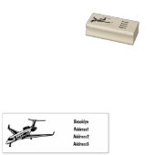 Afbeelding van privé-jet cartoon rubberstempel (Gestempeld)