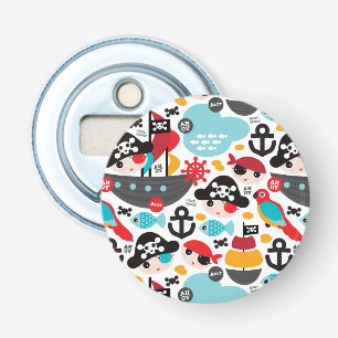 Afbeelding van retropiraten button flesopener