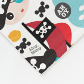 Afbeelding van retropiraten fleece deken (Hoek)
