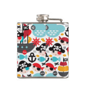 Afbeelding van retropiraten heupfles (Achterkant)