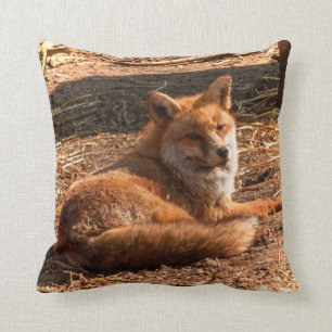 Afbeelding van Rood Fox Wild Animal Kussen