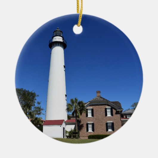 Afbeelding van Saint Simons Island Keramisch Ornament (Voorkant)