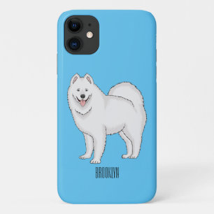 Afbeelding van Samoyed cartoon iPhone 11 Hoesje